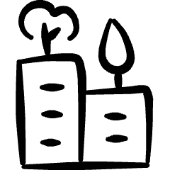 Building Nature 2 Icon from Freehand Set