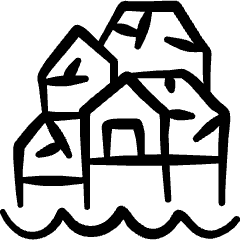 Building Shantyhouse Village 1 Icon from Freehand Set