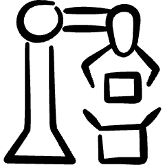 Factory Manufacturing Line Claw 3 Icon from Freehand Set