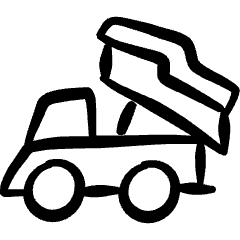 Heavy Equipment Truck 1 Icon from Freehand Set