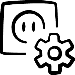 House Improvement Renovation Electric Service Icon from Freehand Set