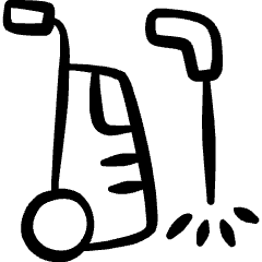 Cleaning Pressure Wash 2 Icon from Freehand Set