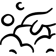 Cleaning Scrubing Foam Icon from Freehand Set