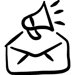 Advertising Ad Email Icon from Freehand Set
