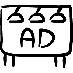 Advertising Billboard 2 Icon from Freehand Set
