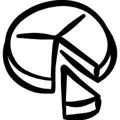 Analytics Graph Pie Icon from Freehand Set