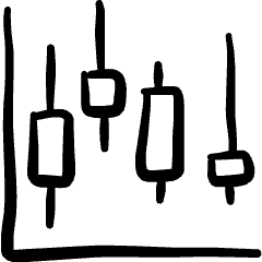 Analytics Graph Stock Icon from Freehand Set