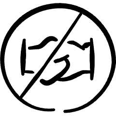 Business Deal Handshake Circle Ejected Icon from Freehand Set