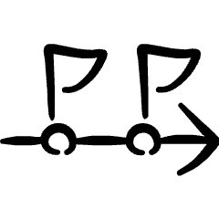 Business Workflow Milestones Icon from Freehand Set