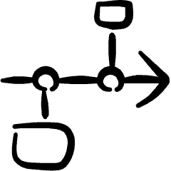 Business Workflow Project Management Icon from Freehand Set