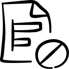 Data File Bars Disable Icon from Freehand Set