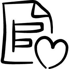 Data File Bars Favorite Heart Icon from Freehand Set