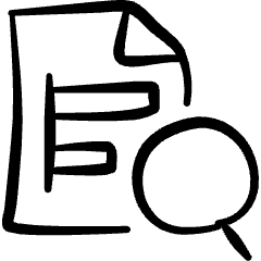 Data File Bars Search Icon from Freehand Set