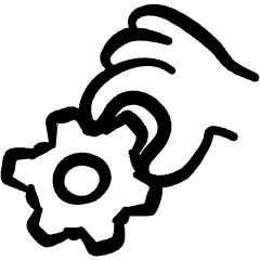 Optimization Configuration Icon from Freehand Set