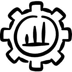Optimization Graph Settings Icon from Freehand Set