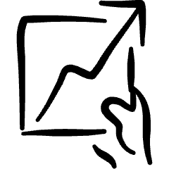 Performance Document Increase Icon from Freehand Set