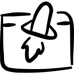 Product Launch Browser Icon from Freehand Set