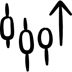 Trading Pattern Up Icon from Freehand Set