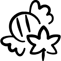 Cannabis Candy Icon from Freehand Set