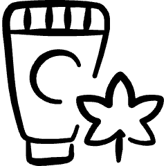 Cannabis Foam Icon from Freehand Set