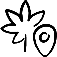 Cannabis Location Pin 1 Icon from Freehand Set