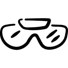 Glasses Ski 1 Icon from Freehand Set