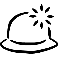 Hat Lady 1 Icon from Freehand Set