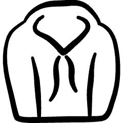 Hoodie Icon from Freehand Set