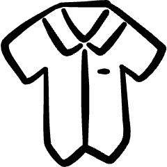 Shirt Male Icon from Freehand Set