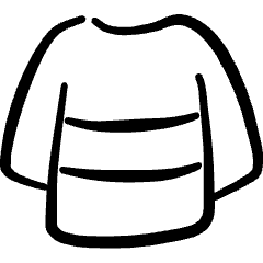 Sweater Pattern Icon from Freehand Set