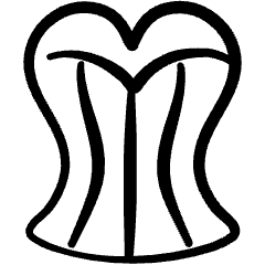 Underwear Corset 1 Icon from Freehand Set