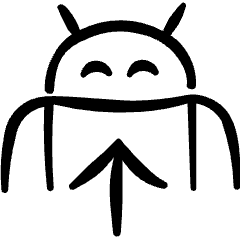 Android Upload Icon from Freehand Set