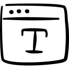 App Window Type Icon from Freehand Set