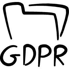 Security Gdpr Folder Icon from Freehand Set