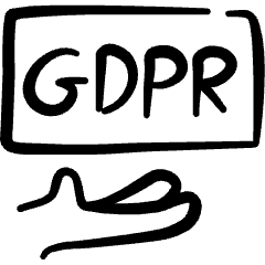 Security Gdpr Hand Icon from Freehand Set