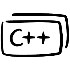 Coding File C Plus Plus Tag Icon from Freehand Set