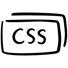 Coding File Css Tag Icon from Freehand Set