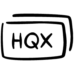Coding File Hqx Tag Icon from Freehand Set