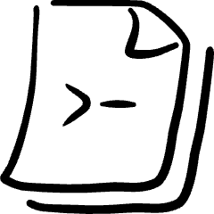 File Code 2 Icon from Freehand Set
