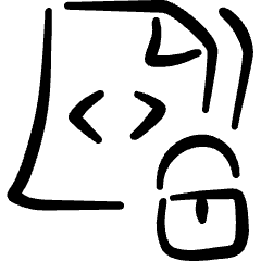 File Code Lock 1 Icon from Freehand Set