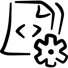 File Code Settings 1 Icon from Freehand Set