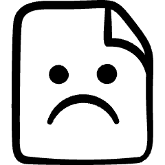 Server Error Document Icon from Freehand Set