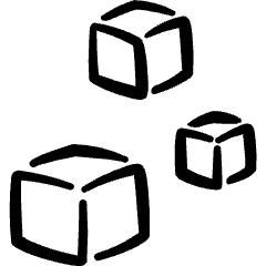 Module Three Boxes 1 Icon from Freehand Set