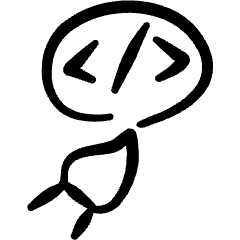 Programming Code Design Icon from Freehand Set