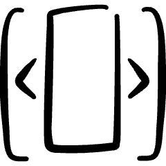Ui Phone Slider Horizontal Icon from Freehand Set