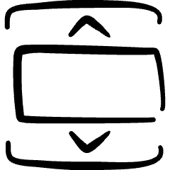 Ui Phone Slider Vertical Icon from Freehand Set