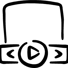 Ui Webpage Play 1 Icon from Freehand Set