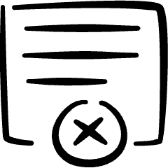 Ui Webpage Remove Icon from Freehand Set