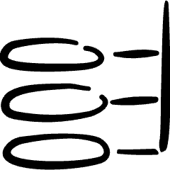 Website Development Flowchart Icon from Freehand Set