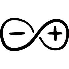Arduino Plus Minus Icon from Freehand Set